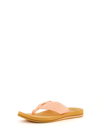 Reef Zehentrenner Sandale Spring Woven in Peach Parfait