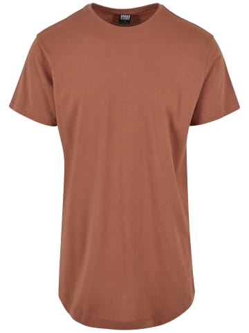 Urban Classics Urban Classics Herren Shaped Long Tee in terracotta