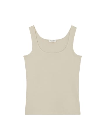 Marc O'Polo Tanktop shaped in linen beige