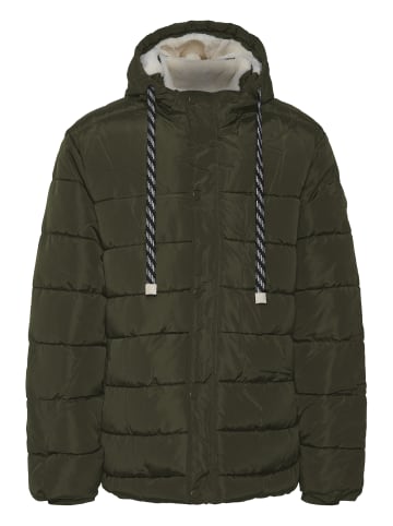 BLEND Warm Gefütterte Winter Jacke Puffer Stepp Blouson in Khaki