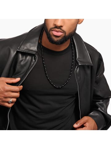 Thomas Sabo Talisman-Kette in silber, schwarz