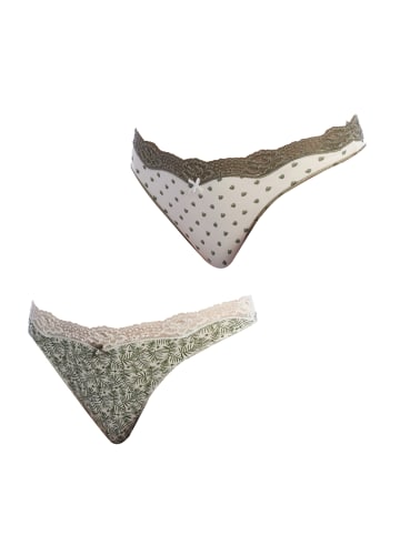 Janira 2er-Set: Pantys in Green