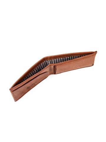 Esquire Chicago Geldbörse RFID Schutz Leder 10.5 cm cognac