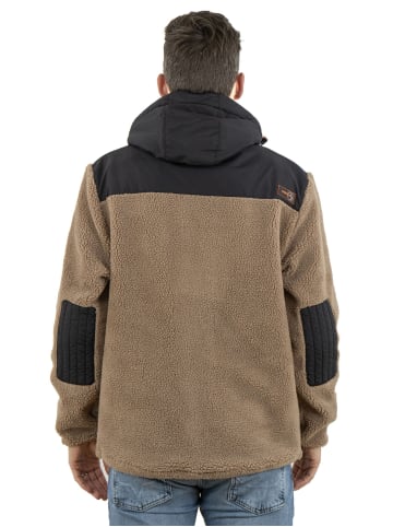 First B Sherpafleece Jacke Arnfried in camel