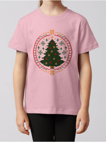 wat? Apparel T-Shirt Weihnachtszeit in Rosa