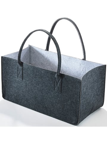 kobolo Kaminholzkorb LOGCARRYALL30 in Grau