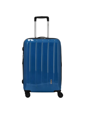 Check.In London 2.0 - 4-Rollen-Trolley 67 cm (orange) in blau