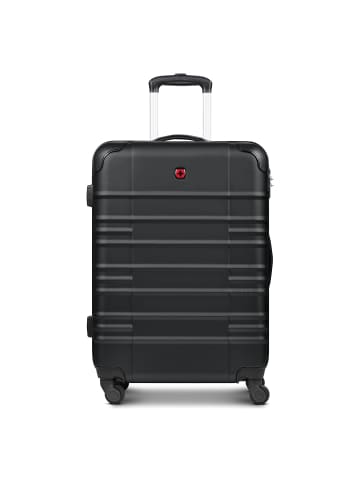 Wenger Amplar Evo 4 Rollen Trolley M 65 cm mit Dehnfalte black