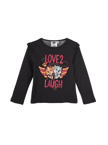 Paw Patrol Langarmshirt Skye und Everest Longsleeve in Grau