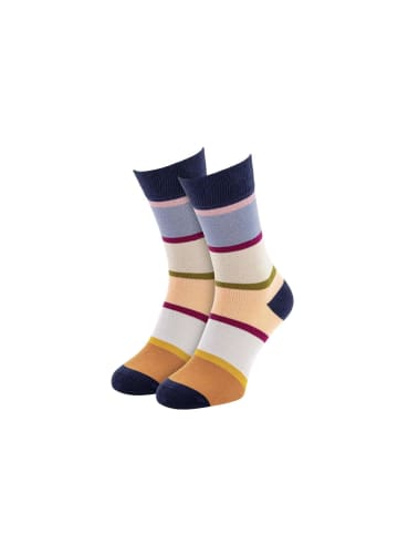 Remember Socken Modell 41 in Bunt gestreift