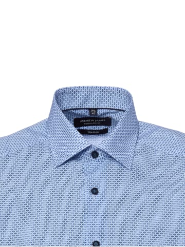 Andrew James Hemd in blau