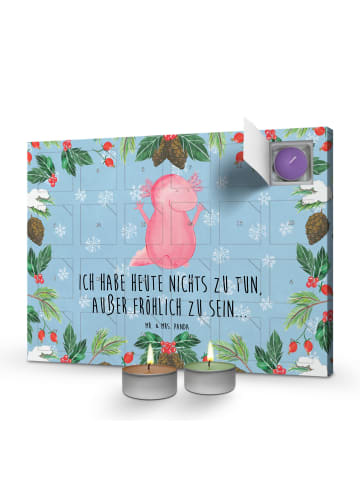 Mr. & Mrs. Panda Duftkerzen Adventskalender Axolotl Hurra mit Sp... in Eisblau