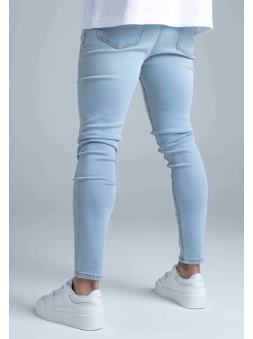 SikSilk Jeans Skinny - Skinny Fit - in Washed Light Blue
