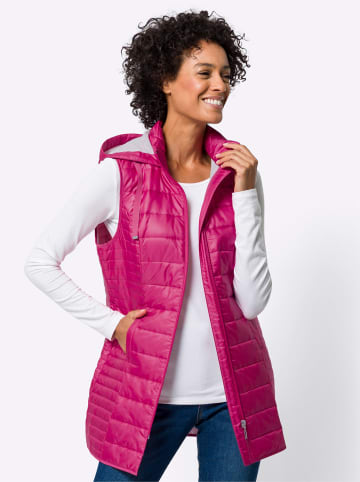 Sieh an! Longweste in fuchsia