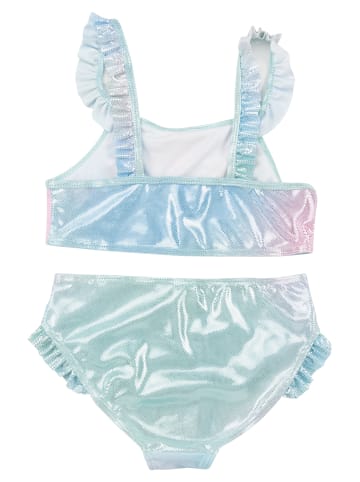 Disney Frozen Disney Die Eiskönigin Bikini mit Rüschen Elsa Frozen Zweiteiler in blau