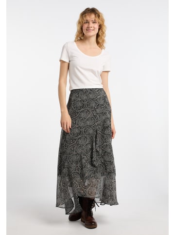 DreiMaster Damen Rock in Schwarz Mehrfarbig