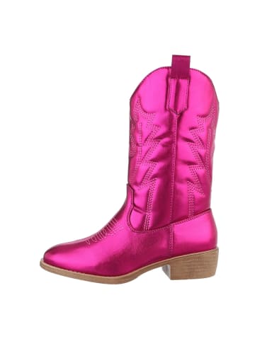 Ital-Design Stiefel in Pink