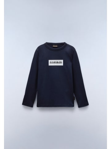 Napapijri T-Shirt "K S-Chamois Ls" in Blau