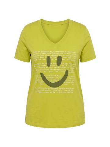 MIAMODA Shirt in grüngelb