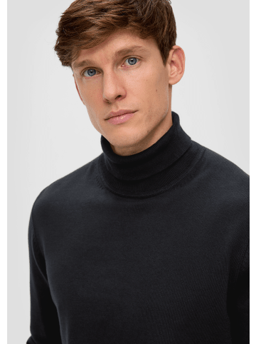 s.Oliver Strickpullover langarm in Schwarz