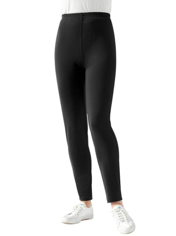 GOLDNER Bequeme Leggings mit flexiblem Sitz in schwarz