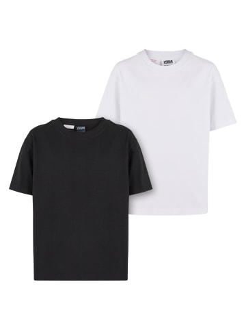 Urban Classics Urban Classics Girls Oversized Boyfriend Tee 2-Pack in black/white