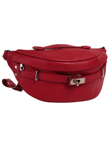Samantha Look Gürteltasche echt Leder in rot