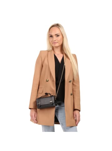 Toscanto Leder Handtasche Toscanto Tasche schwarz ca. 19cm