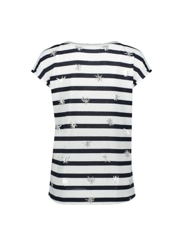 Geisha Rundhals T-Shirt für Damen in offwhite