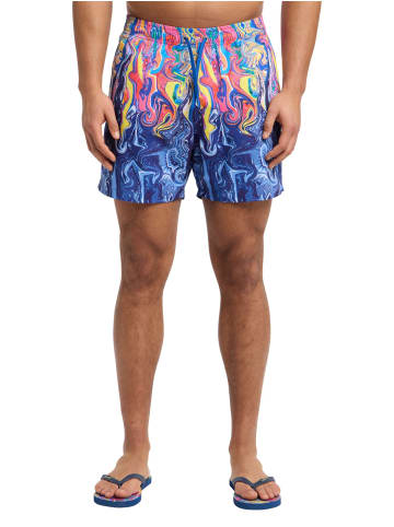Carlo Colucci Bermudas Eiberger in Blau / Rot