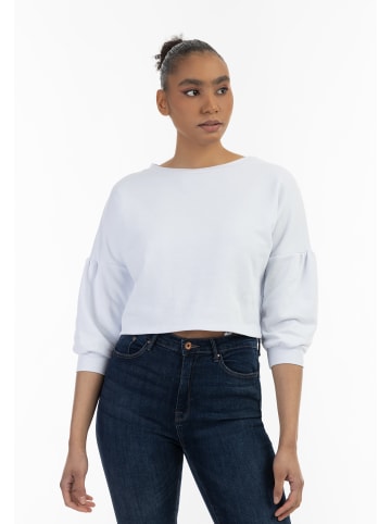 myMo Damen Sweatshirt in Weiss