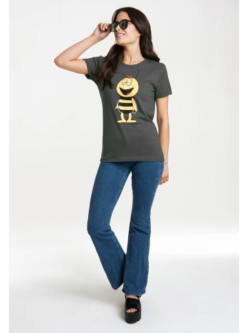 Logoshirt T-Shirt Die Biene Maja - Willi in grau