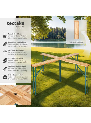 tectake Bistrotisch Quattro klappbar