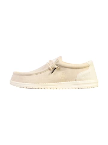 Serge Blanco Mokassin aus Leder Saint Jean Beige