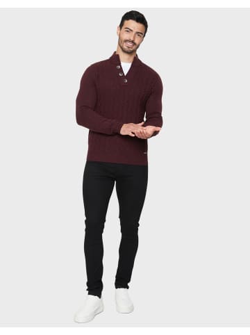 Threadbare Pullover Kelley in Burgundy / Aubergine Twist