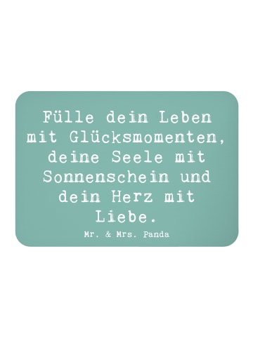 Mr. & Mrs. Panda Kühlschrankmagnet Spruch Leichtigkeit im Leben ... in Meeresbrise