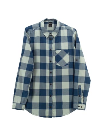 Jack Wolfskin Bluse Holmstad in Blau