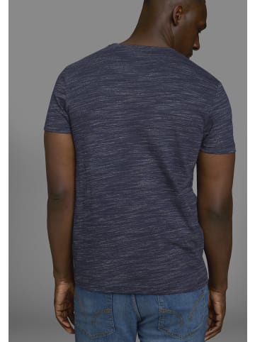 AJC T-Shirt in marine meliert