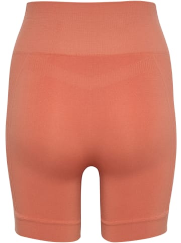 Hummel Hummel Shorts Hmltif Yoga Damen Atmungsaktiv Dehnbarem Feuchtigkeitsabsorbierenden Nahtlosen in APRICOT BRANDY