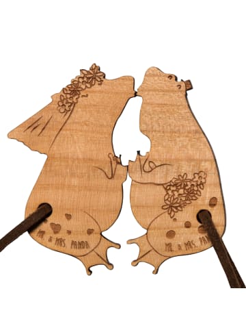 Mr. & Mrs. Panda Schlüsselanhänger Frosch Hochzeit ohne Spruch in Keine Angabe