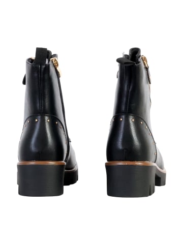 Divine Factory Schnürstiefeletten Schwarz
