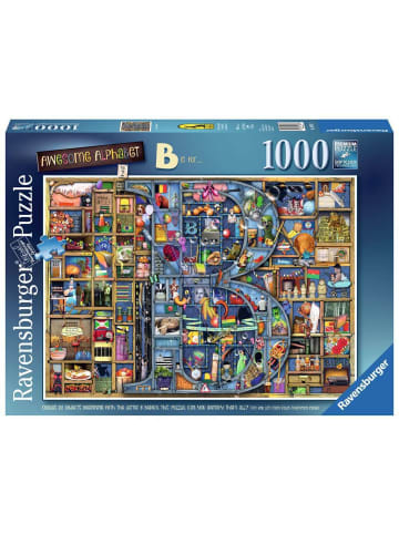 Ravensburger Puzzle 1.000 Teile Awesome Alphabet "B" Ab 14 Jahre in bunt