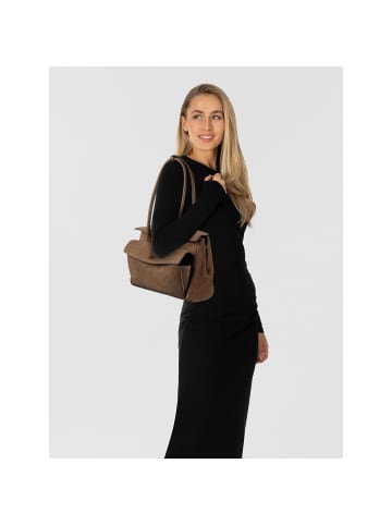 LIEBESKIND BERLIN Gloria II Schultertasche Leder 35 cm in safari