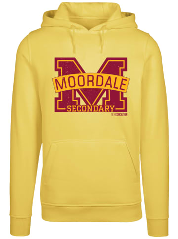 F4NT4STIC Hoodie Sex Education Moordale Cracked M Logo2 Netflix TV Series in taxi yellow