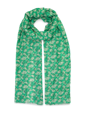 Harpa Schal CLOVER in emerald green-gold