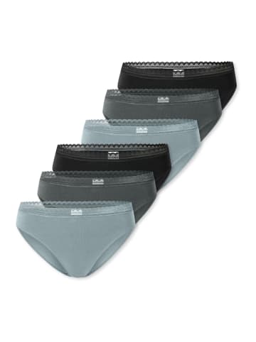 Schiesser Rio Slip 95/5 Modern Cotton in Schwarz / grün