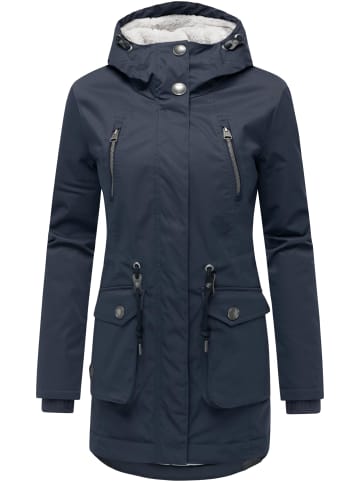 ragwear Kurzmantel Ellsa YOUMODO in Navy