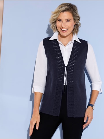 Sieh an! Strickweste in marine