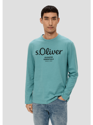 s.Oliver T-Shirt langarm in Türkis