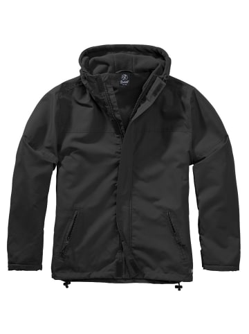 Brandit Jacke "Frontzip Windbreaker" in Schwarz